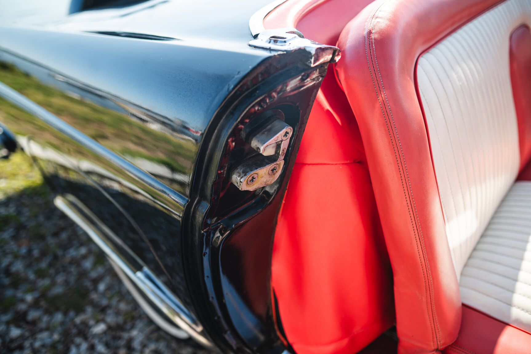 Interiörbild 1956 Ford Thunderbird