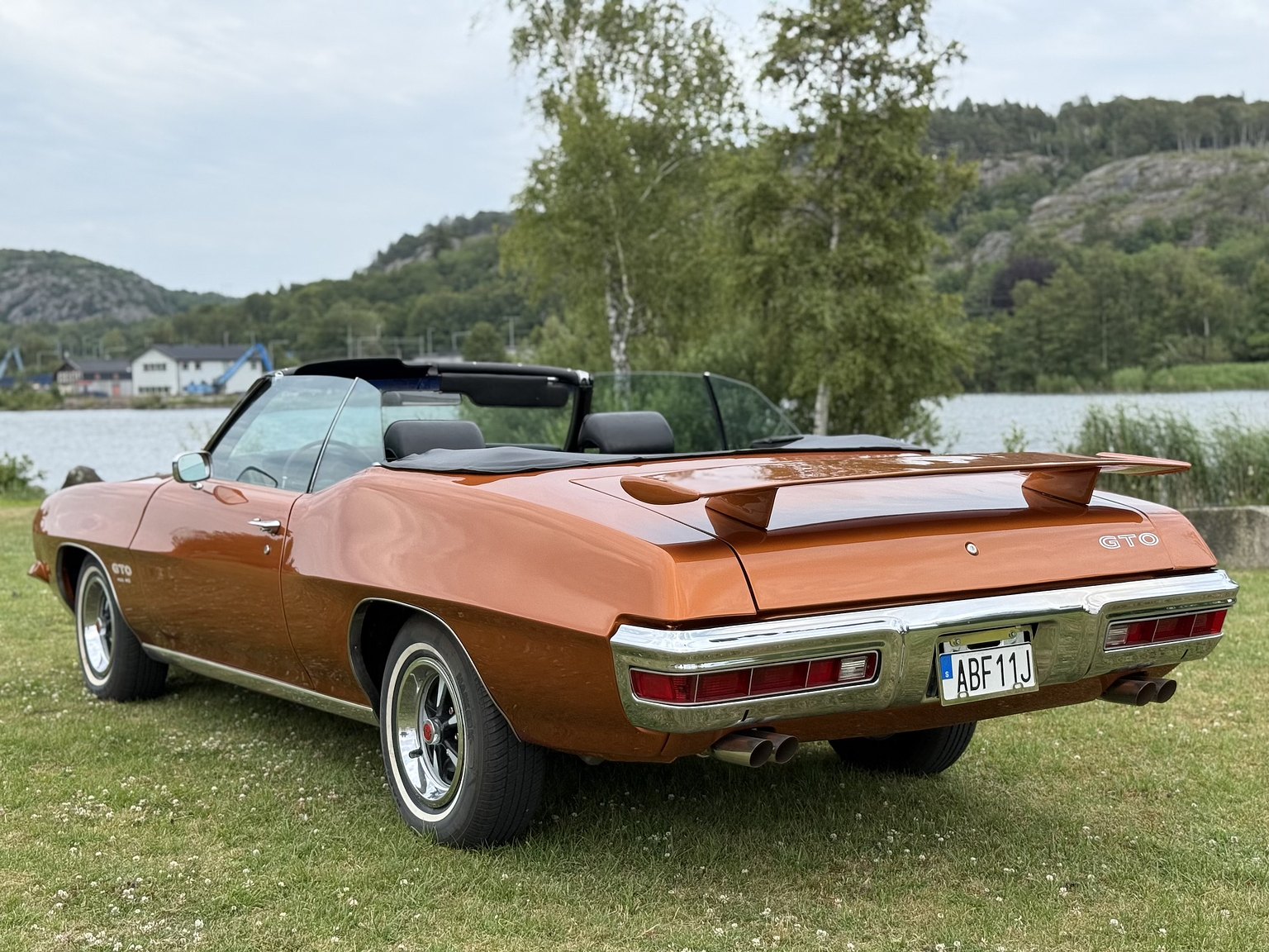 Exteriörbild på 1971 Pontiac GTO 455 HO Convertible 