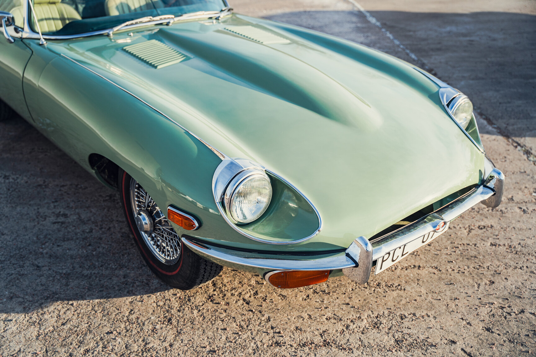 Exteriörbild på 1970 Jaguar E-Type Roadster
