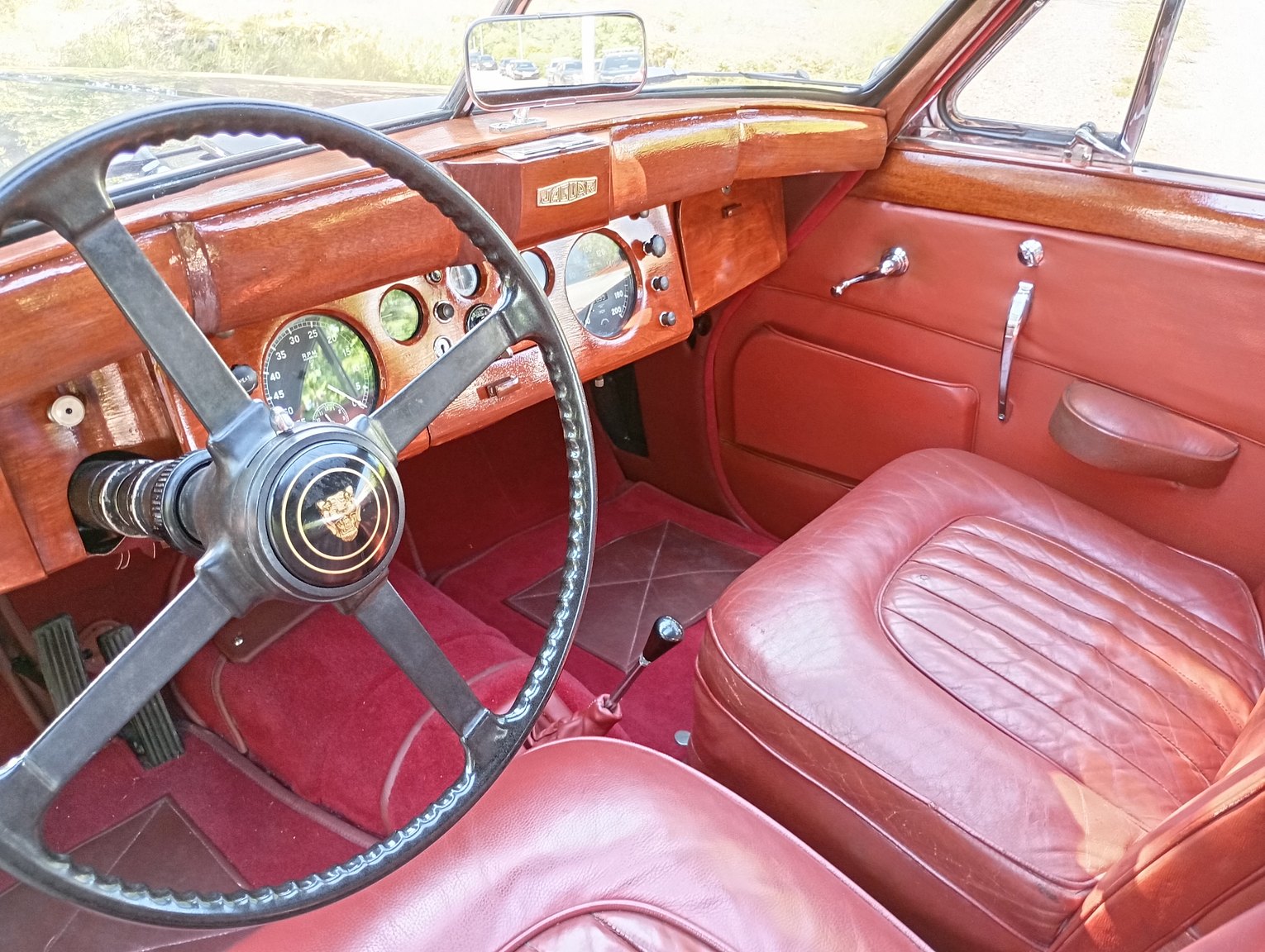 Interior image of 1954 Jaguar Mark VII