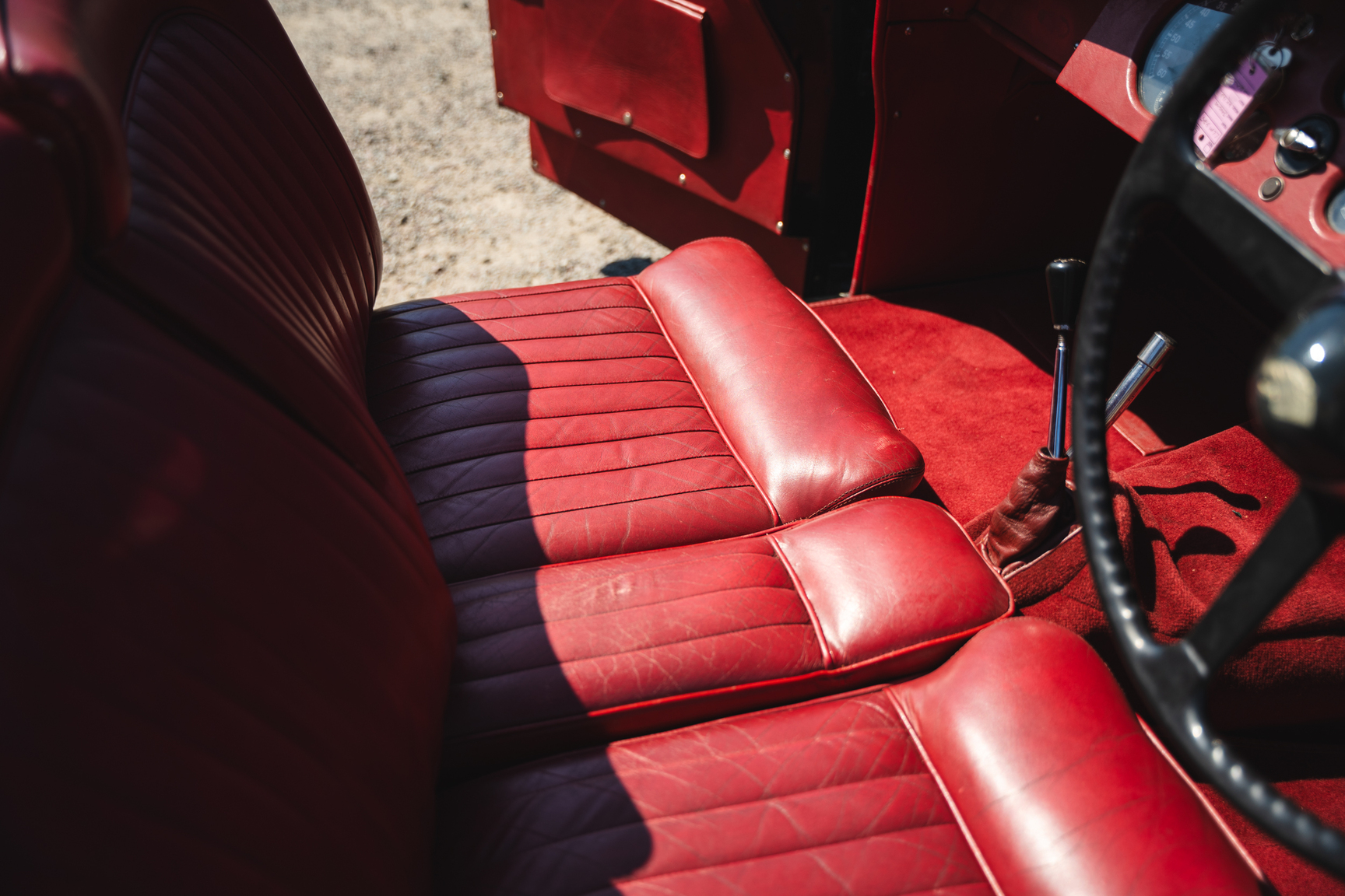 Interiörbild 1951 Jaguar XK 120