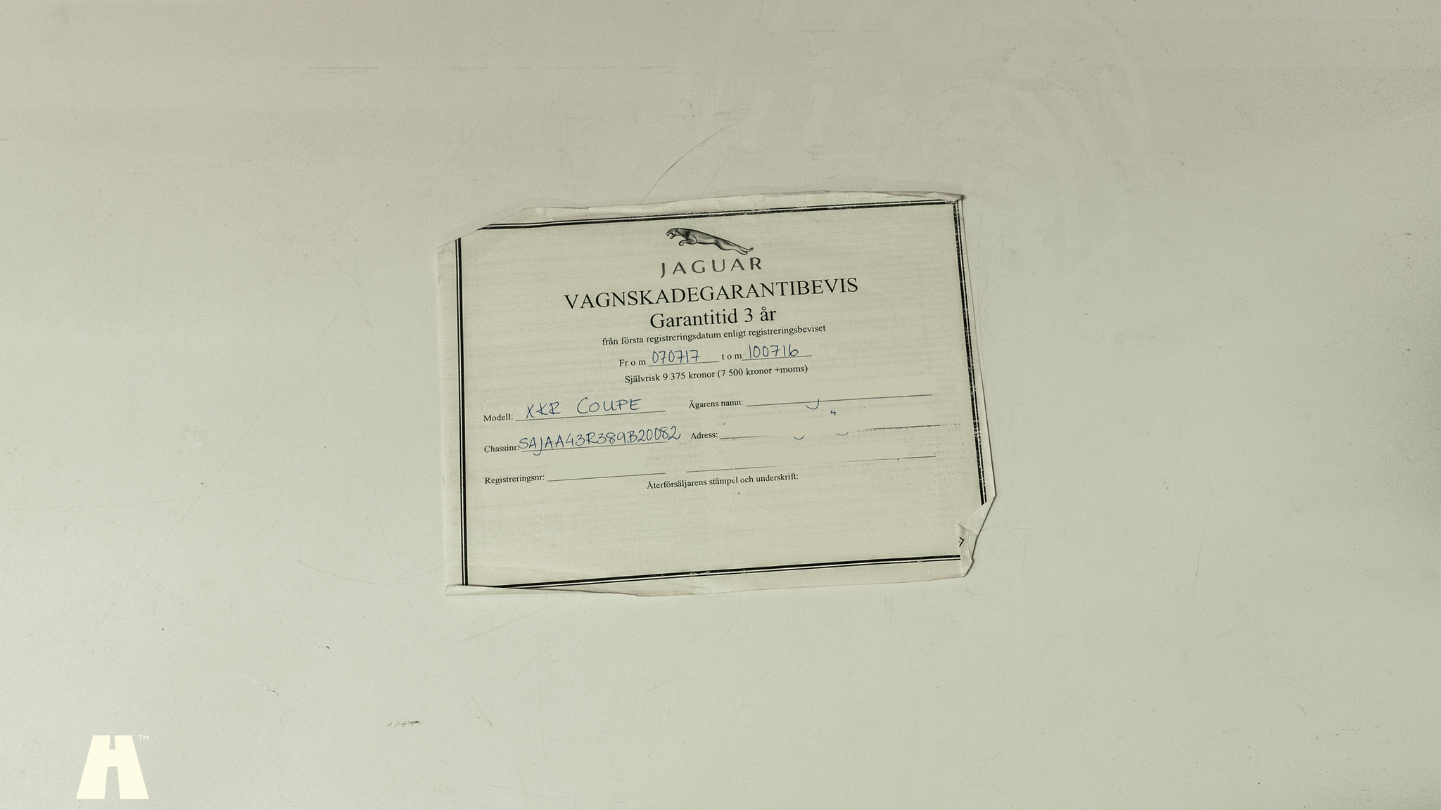 Dokumentation för 2008 Jaguar XKR (33)