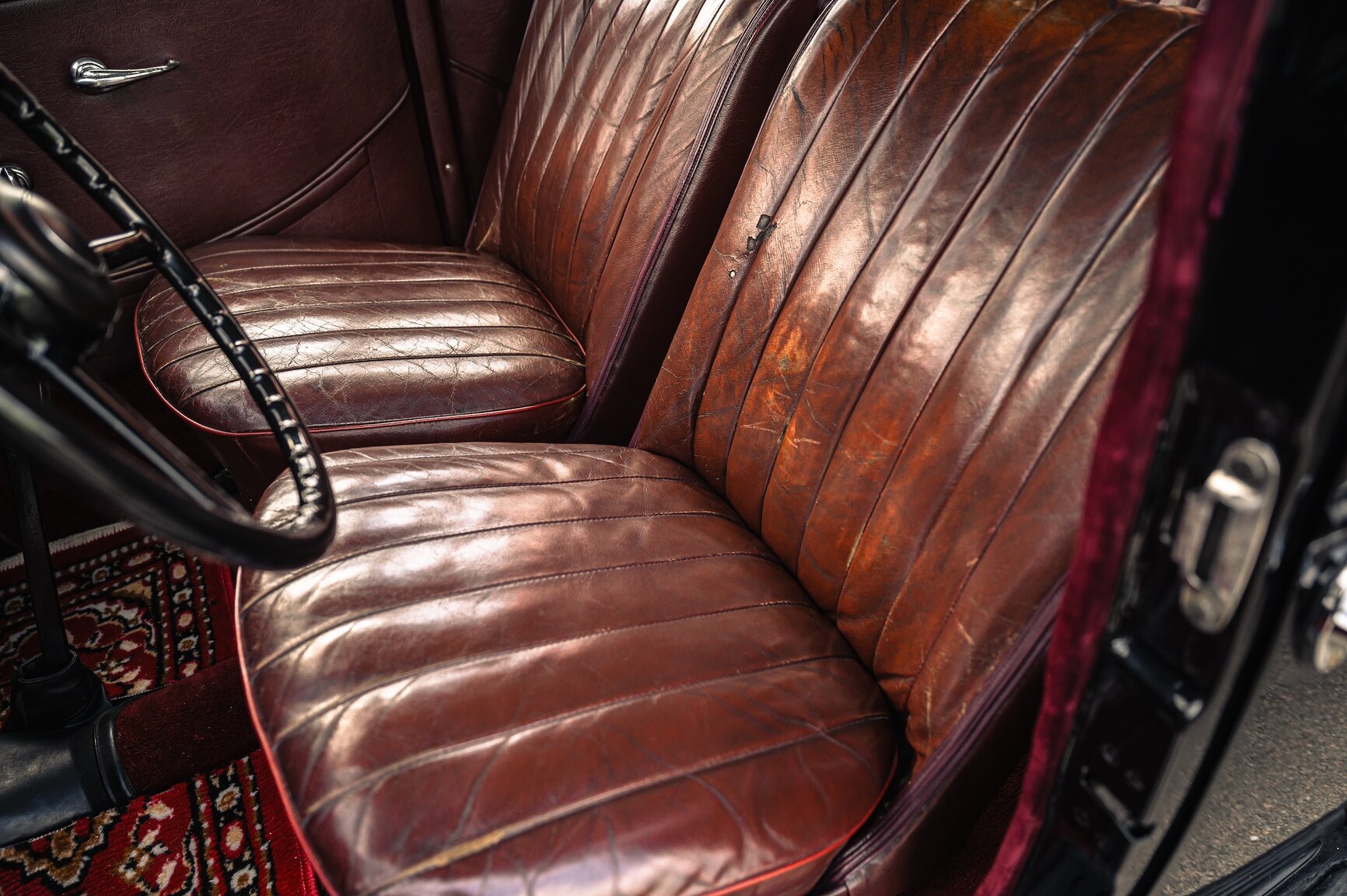 Interior image of 1937 Austin Ten-Four 10-4