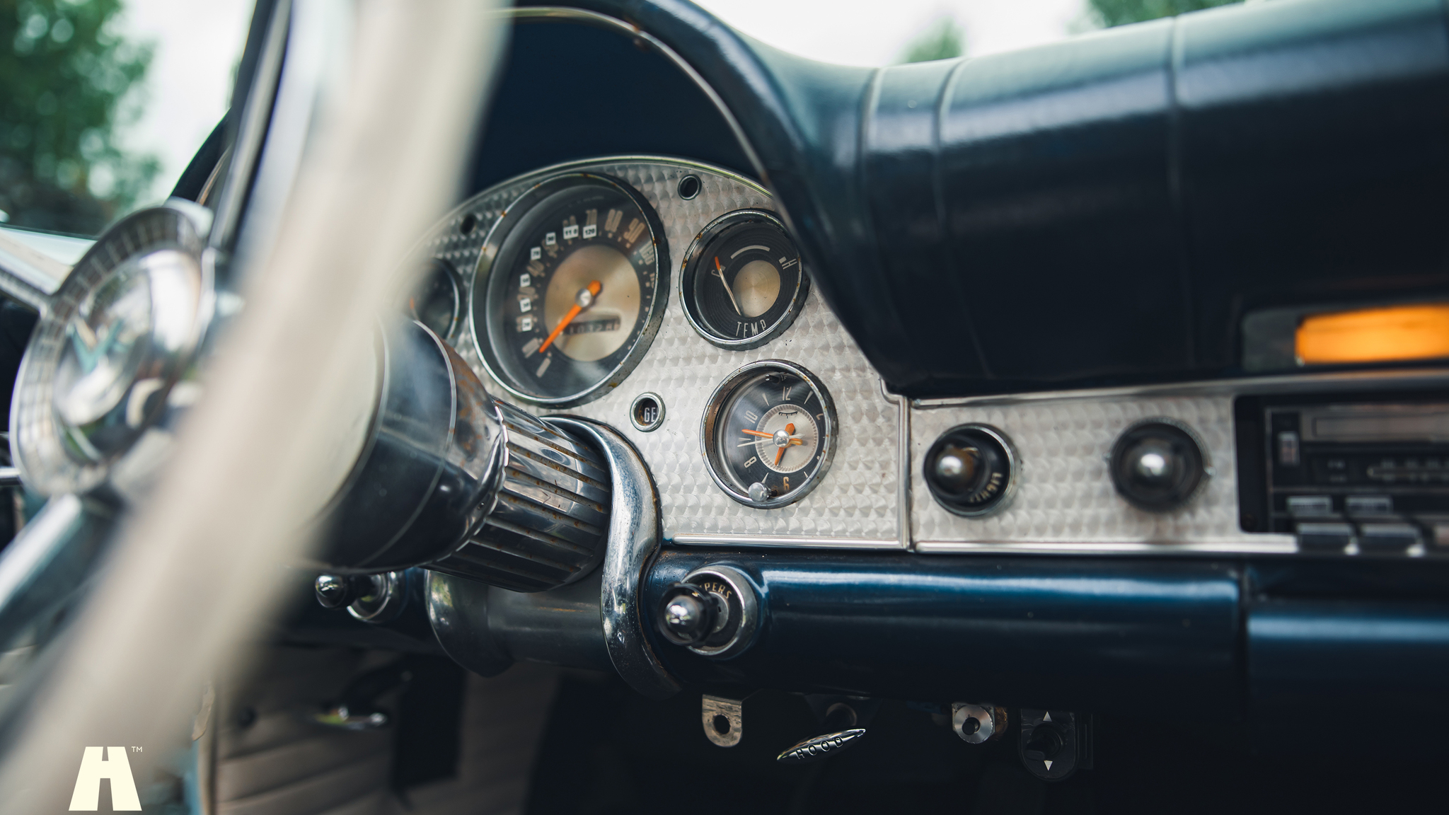 Interiörbild 1957 Ford Thunderbird D-Code