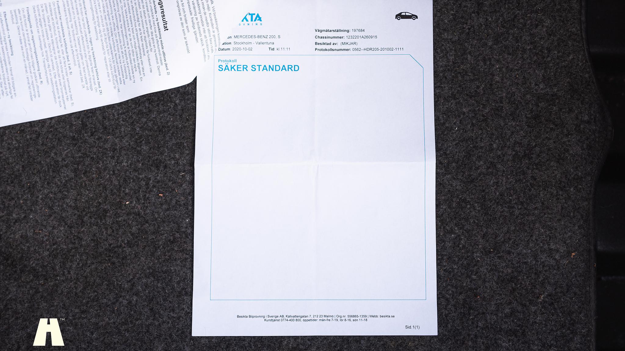 Dokumentation för 1985 Mercedes-Benz 200 Series 3  (5)