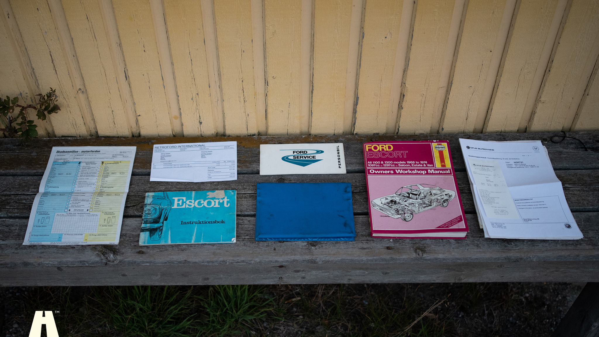 Dokumentation för 1974 Ford Escort MK1