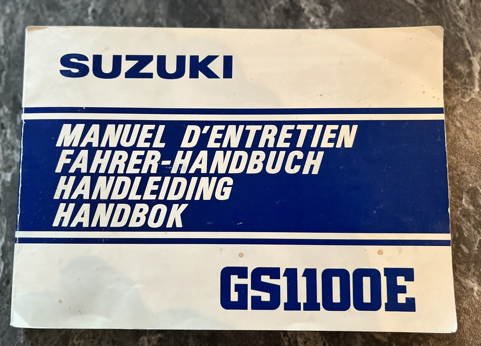 Documentation for 1983 Suzuki GSX 1100 E