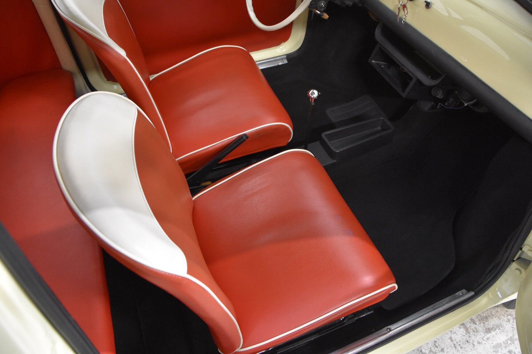 Interiörbild 1968 Fiat 500