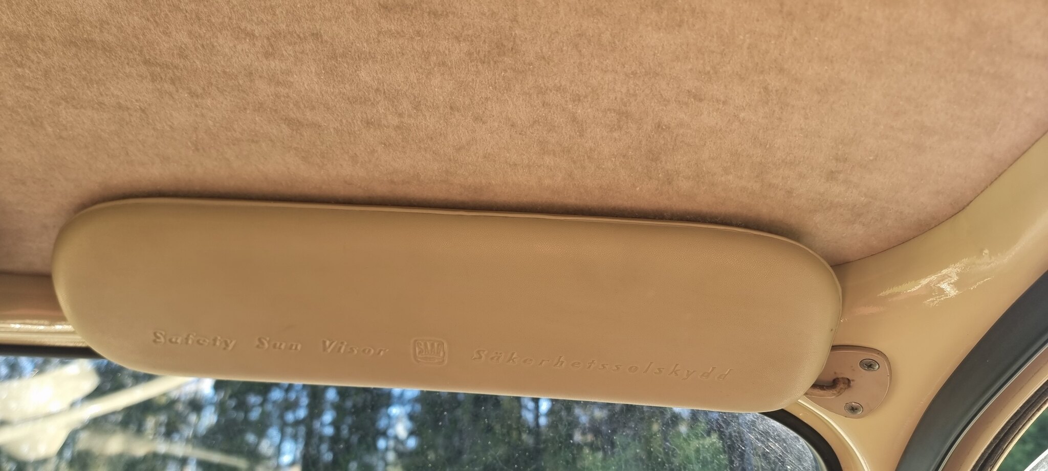 Innenraumfoto von 1959 SAAB 93B Deluxe