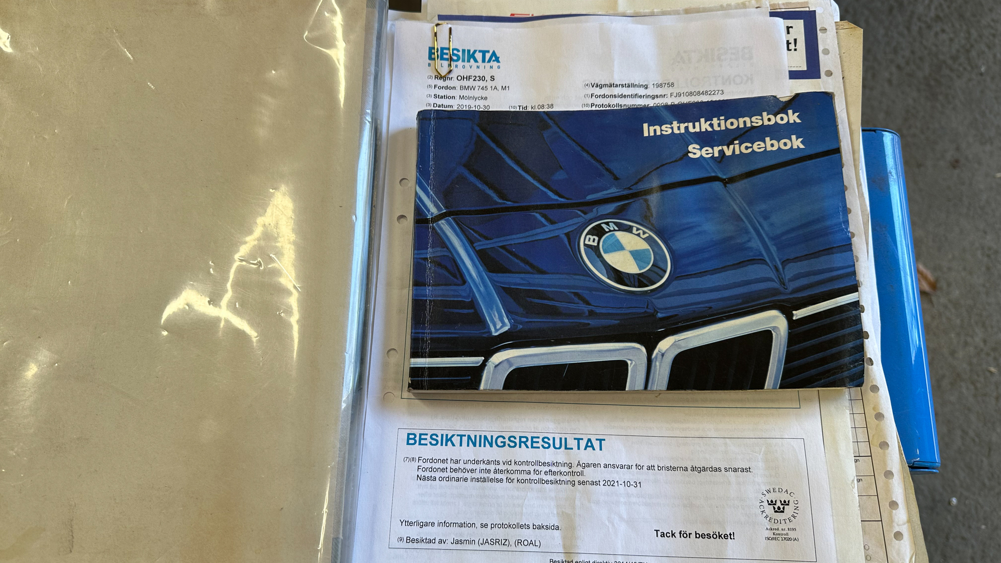 Dokumentation för 1984 BMW 745i Executive Automat