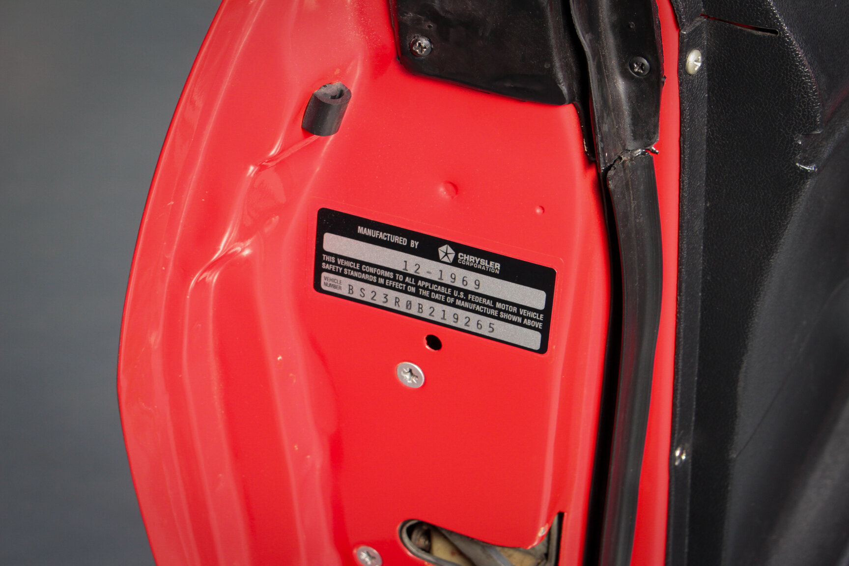 Interior image of 1970 Plymouth Hemi Cuda