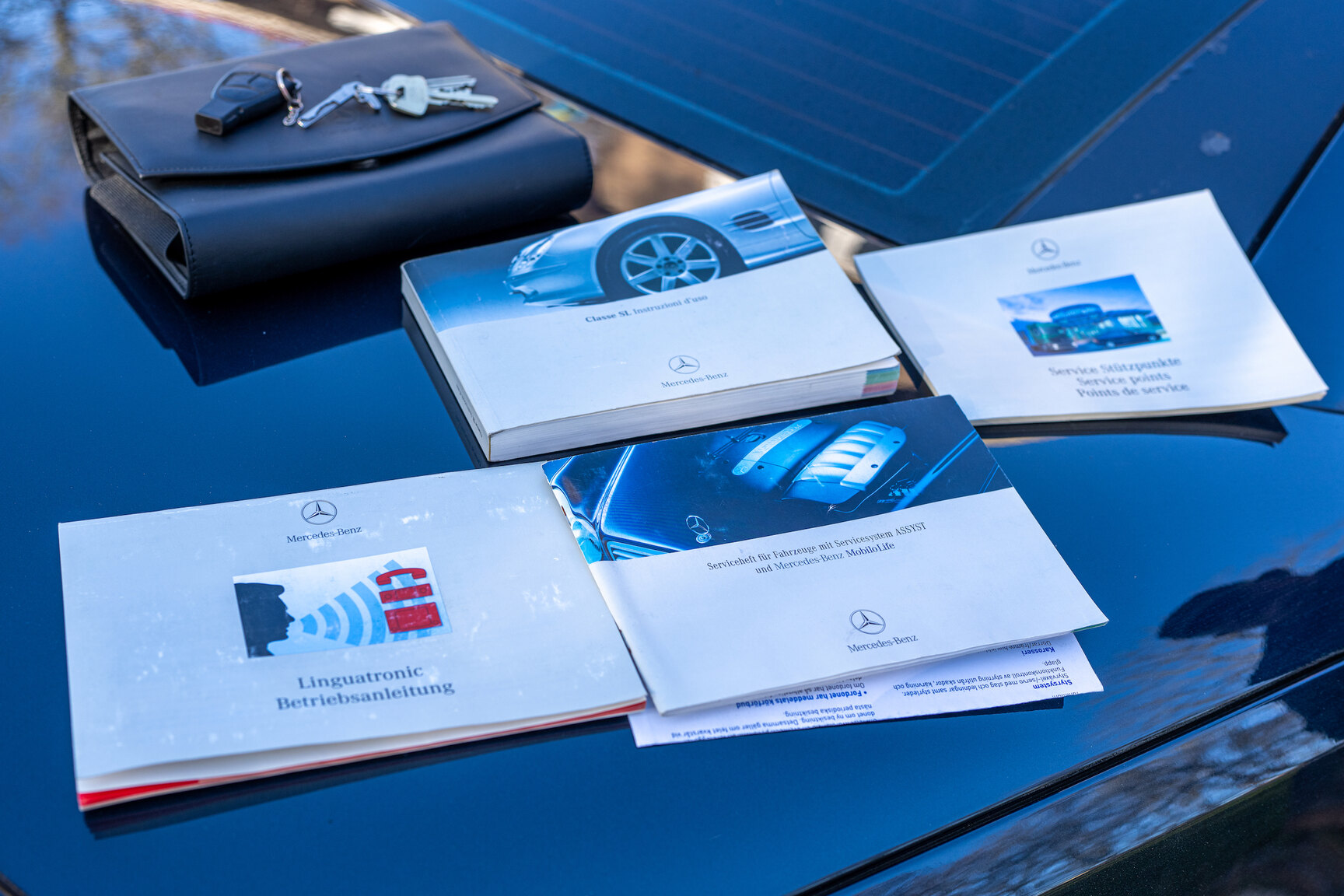 Dokumentation för 2002 Mercedes-Benz SL 500