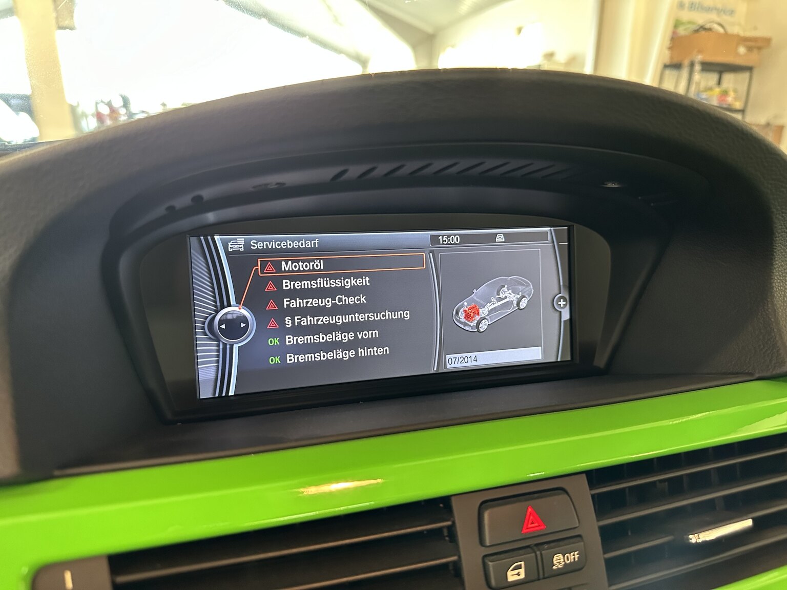 Interiörbild 2013 ALPINA B3 GT3