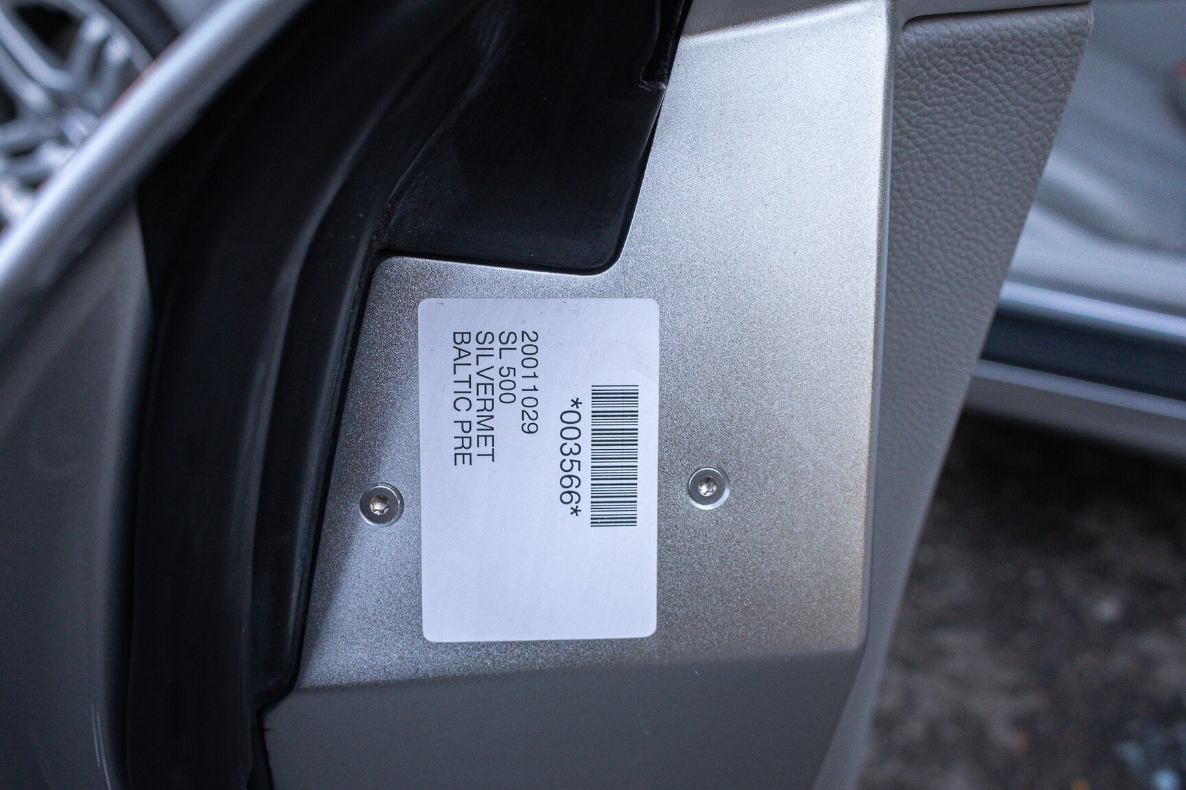 Interiörbild 2002 Mercedes-Benz SL 500