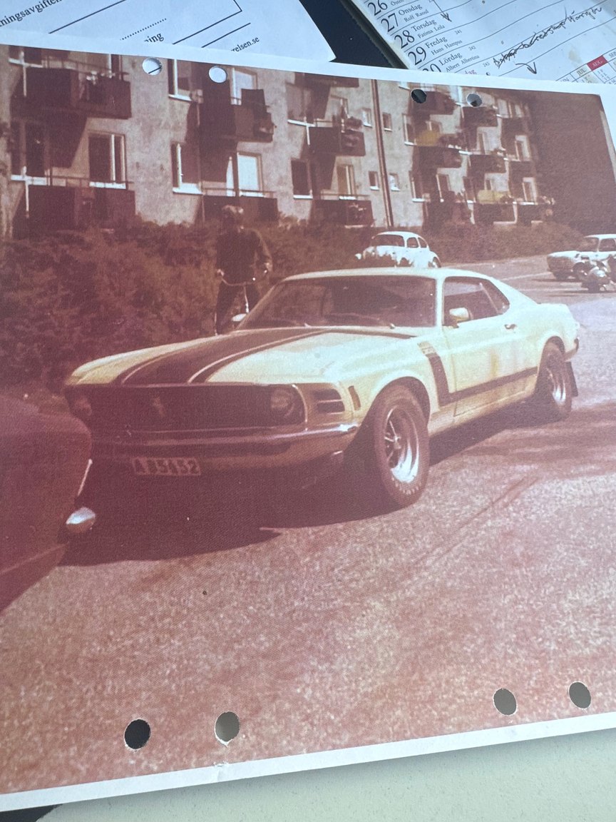 Documentation for 1970 Ford Mustang Boss 302