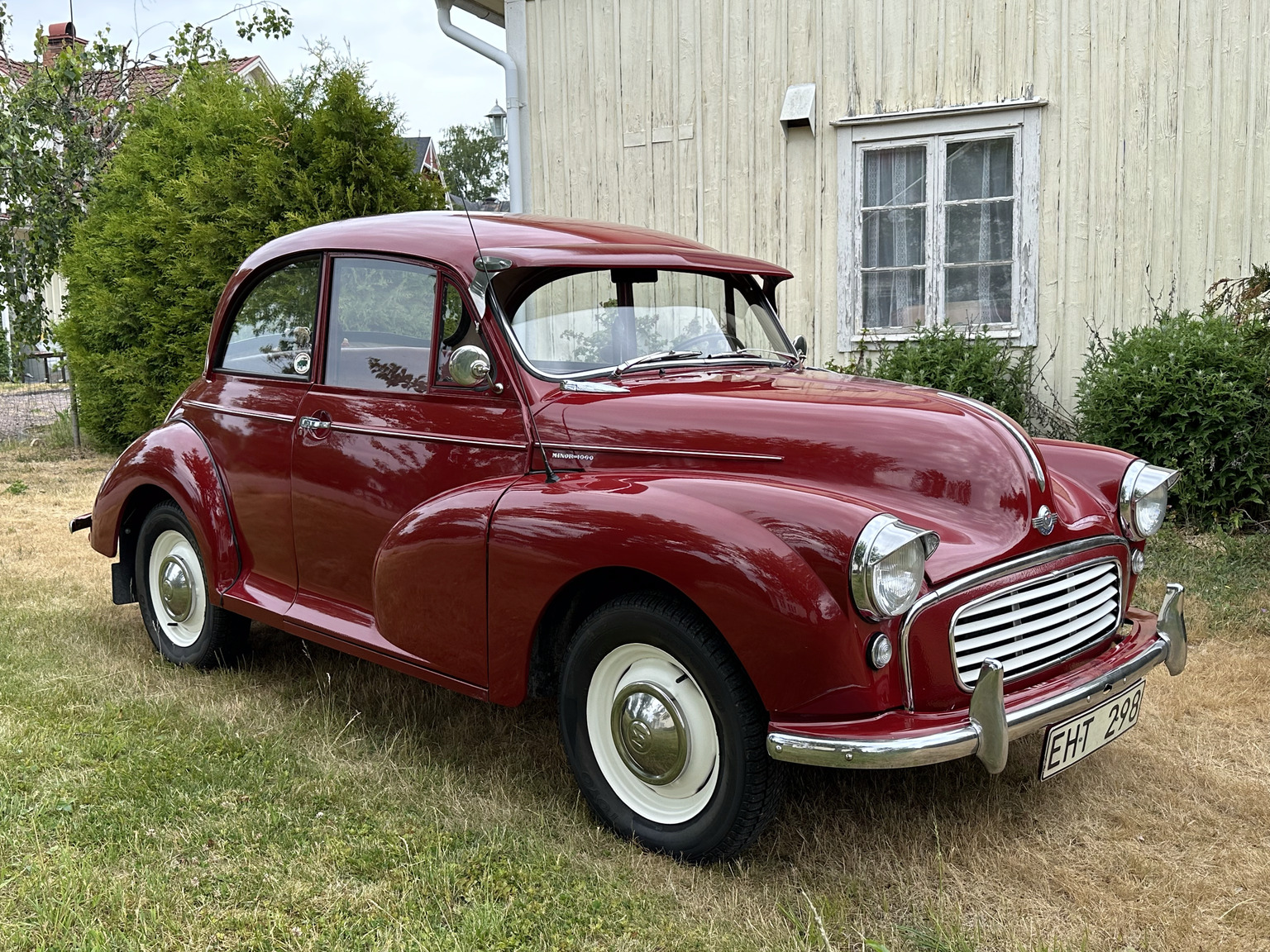 Exteriörbild på 1958 Morris Minor 1000