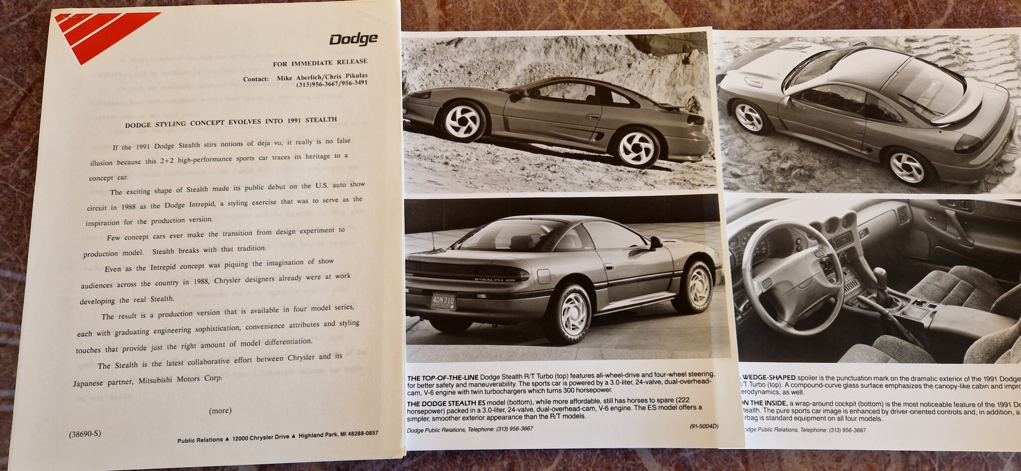 Dokumentation, 1992 Dodge Stealth RT/T Twin Turbo (3)