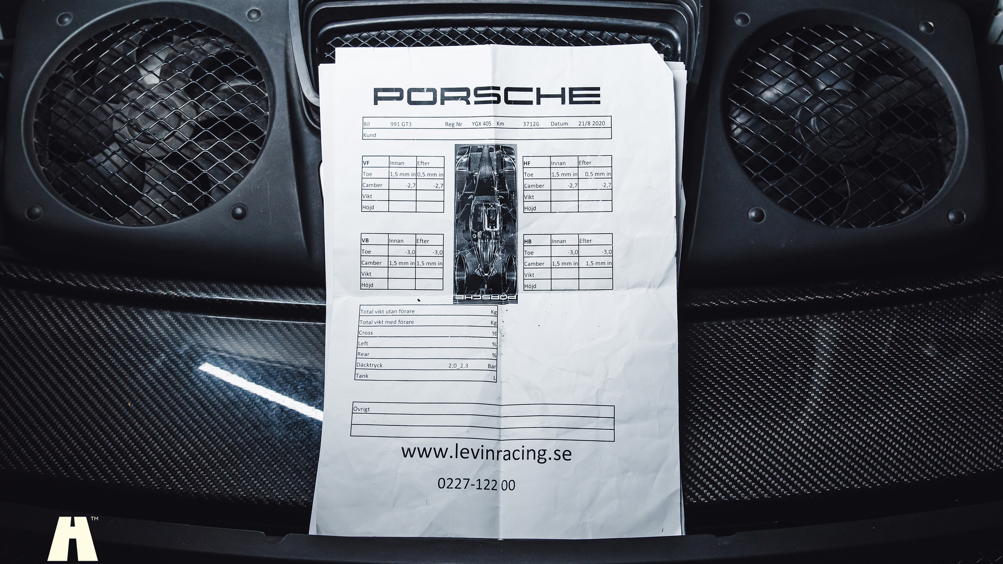 Dokumentation för 2015 Porsche 991 GT3 2015