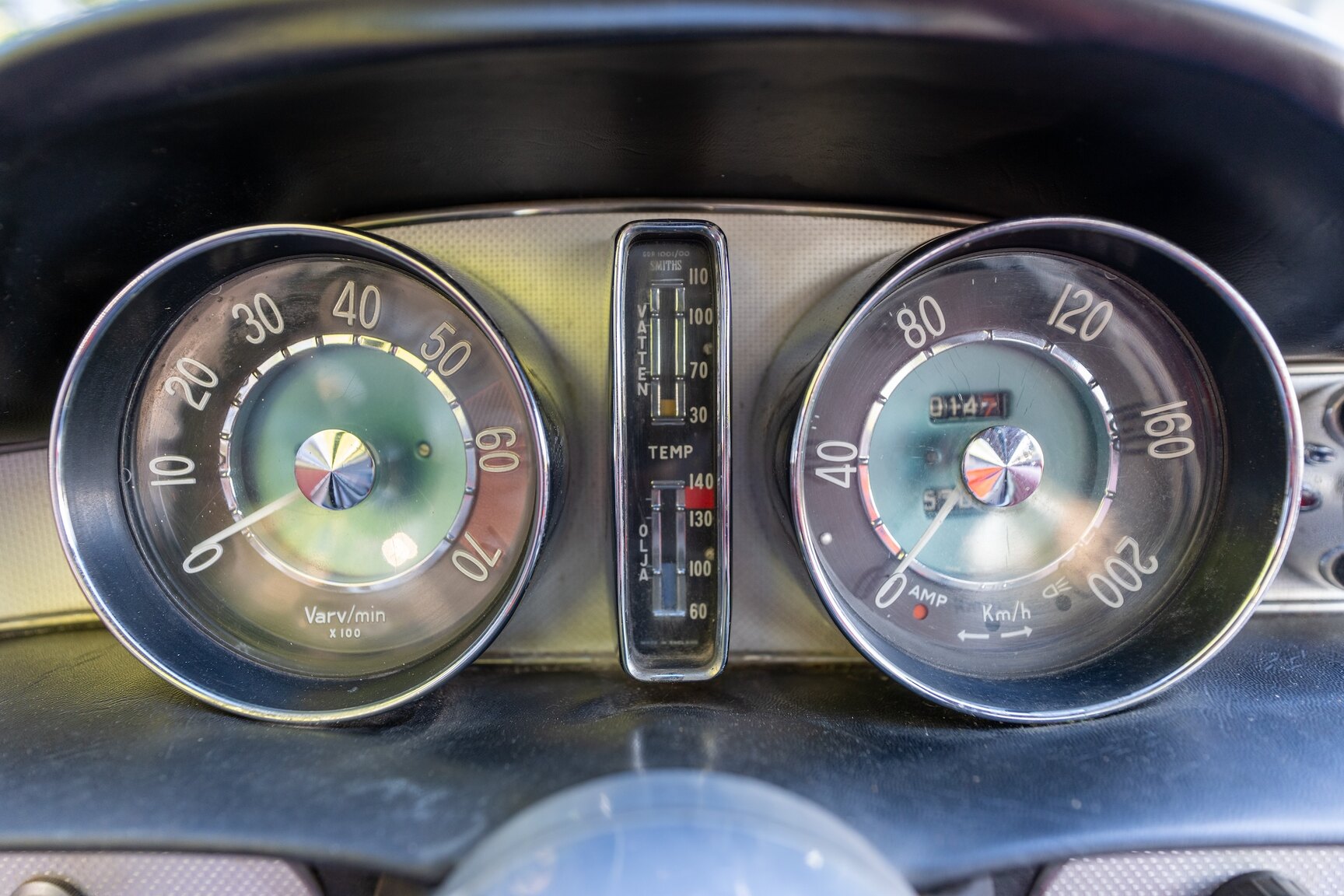 Interiörbild 1961 Volvo P1800