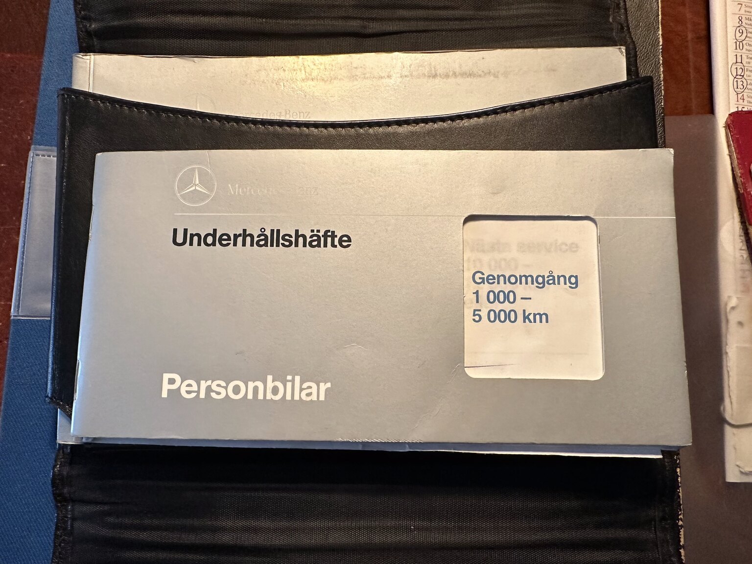 Dokumentation för 1992 Mercedes-Benz SL 500