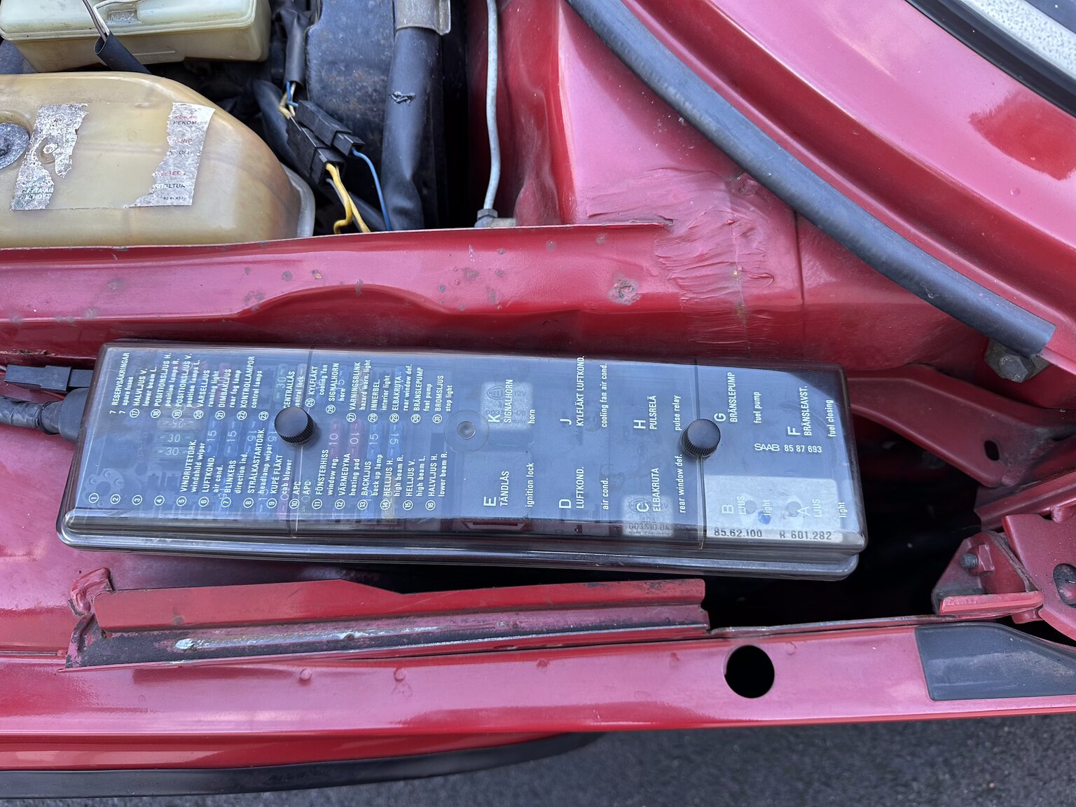 1984 Saab 900 GL, Mekanik