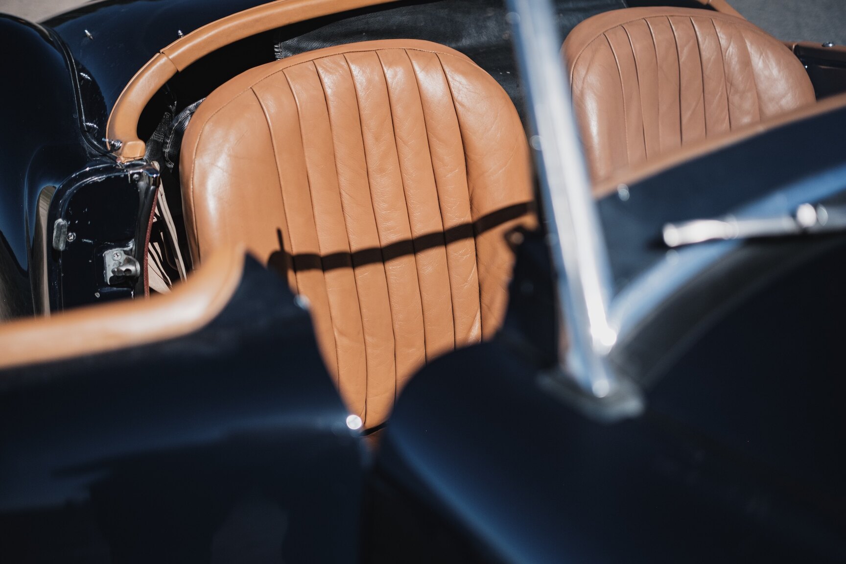 Interiörbild 1961 MG MGA 1600 mk2