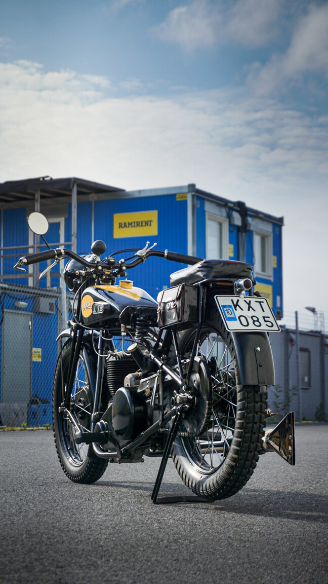 Exteriörbild på 1929 REX 500cc