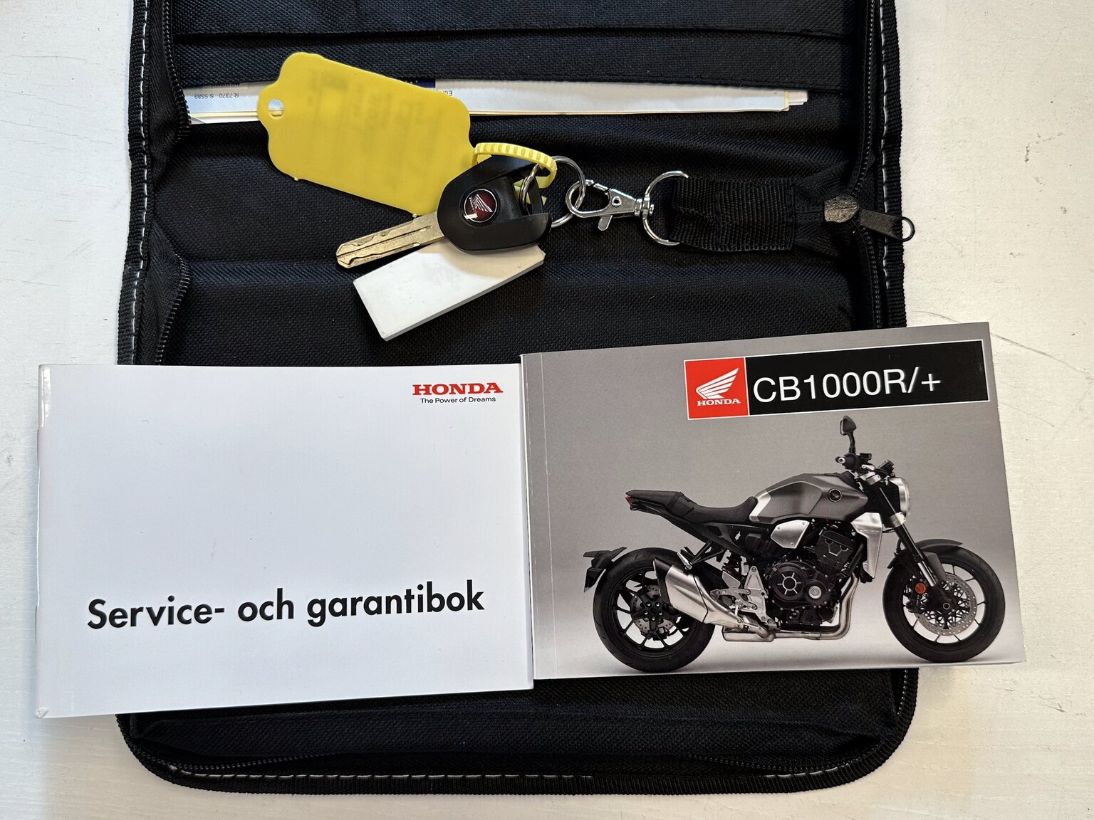 Documentation for 2018 Honda CB1000R