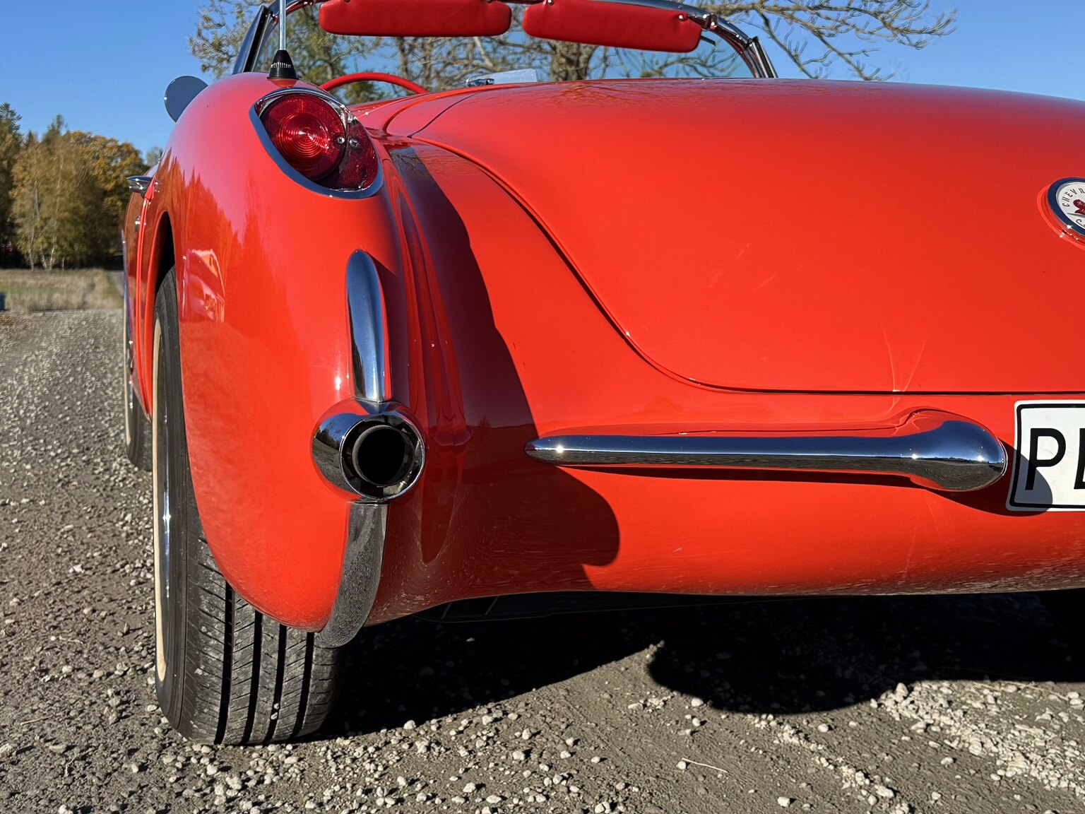 Exteriörbild på 1956 Chevrolet Corvette 