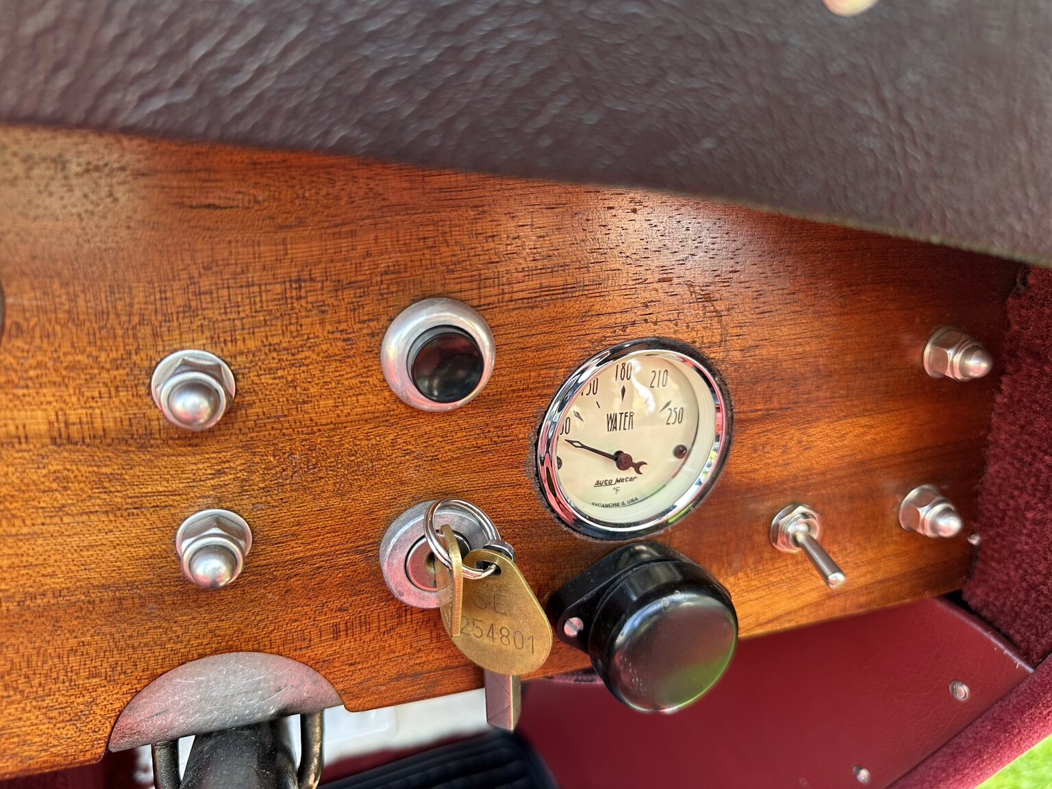 Interiörbild 1938 AUSTIN SEVEN BOAT TAIL