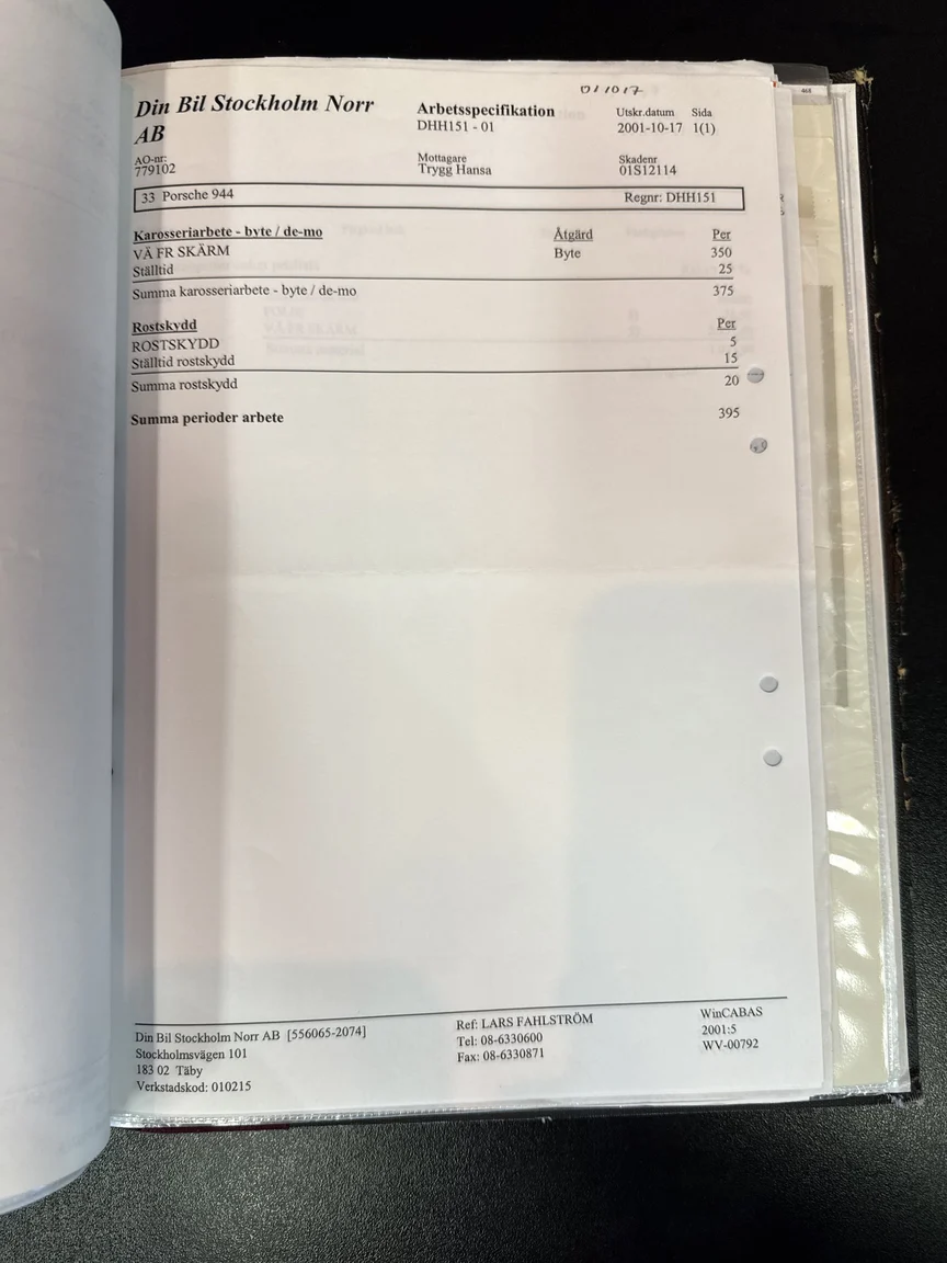 Dokumentation, 1989 Porsche 944 2.7 (20)