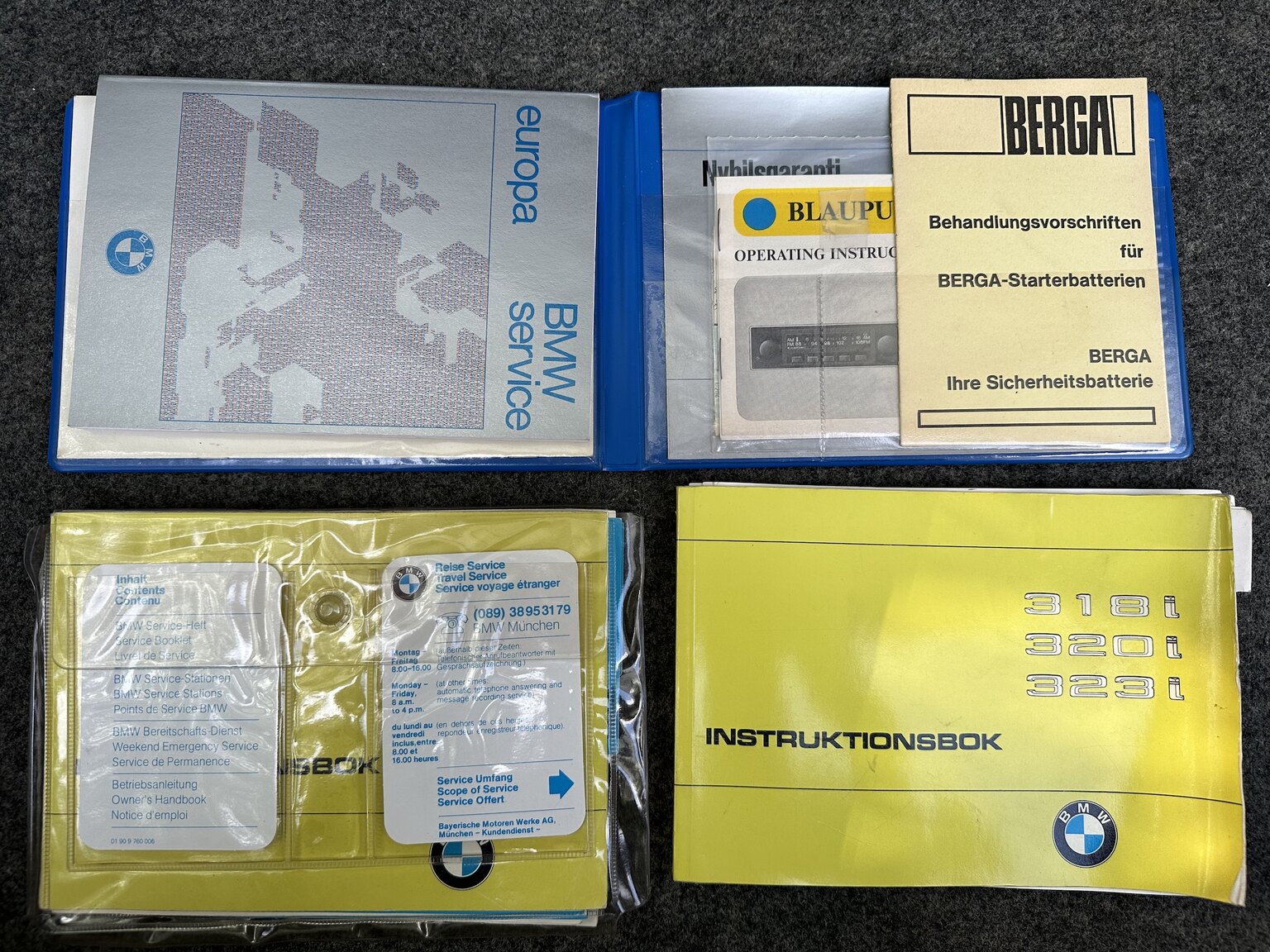 Dokumentation för 1980 BMW 320i E21