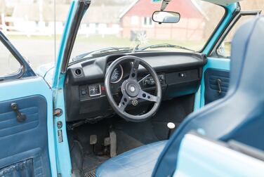 Interiörbild 1974 VW 1303 LS CAB