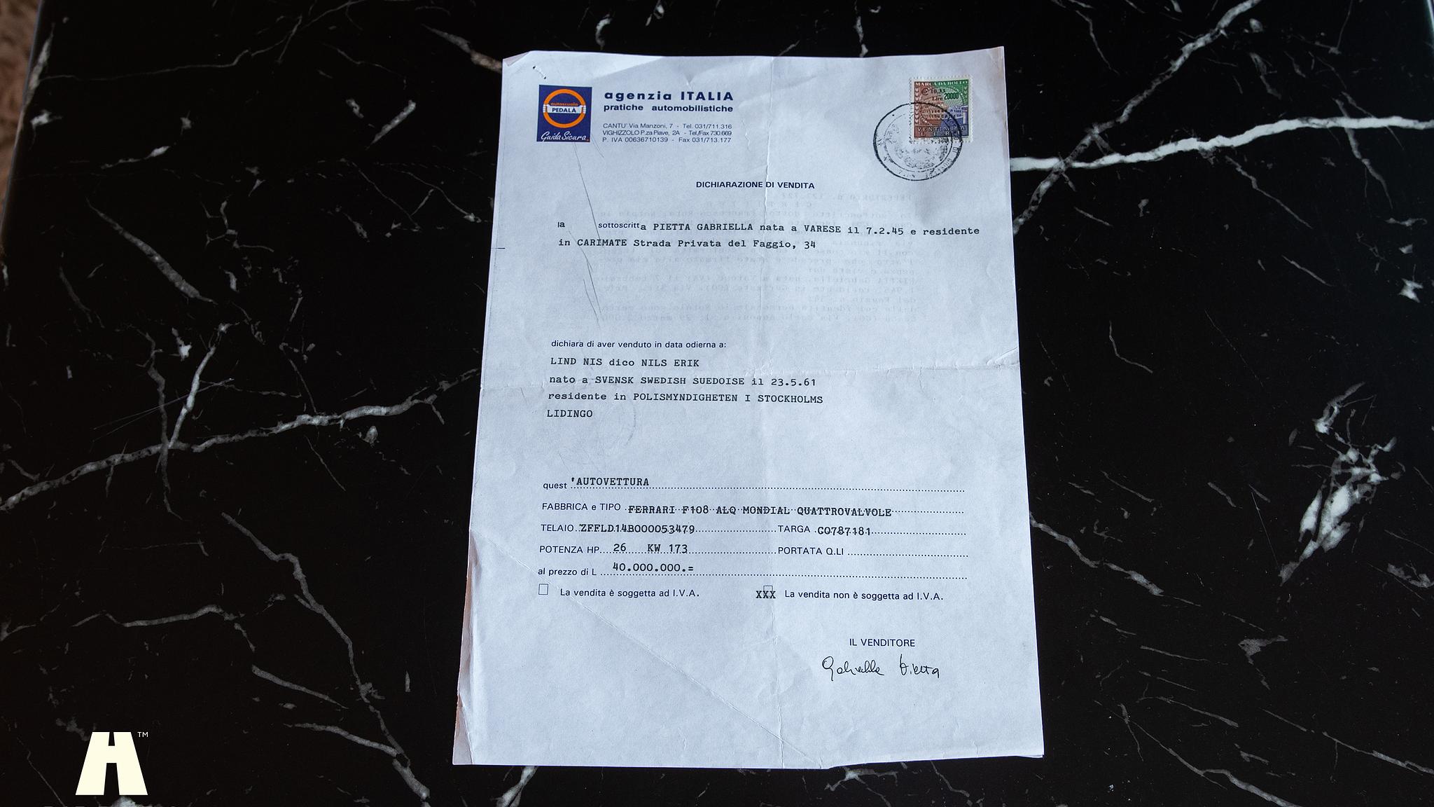 Documentation for 1985 Ferrari Mondial Quattrovalvole Design by Pininfarina (23)