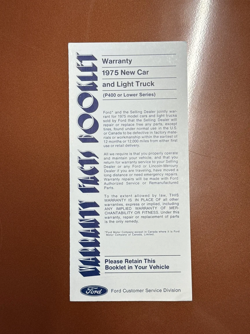 Dokumentation, 1975 Mercury Monarch Coupe (15)