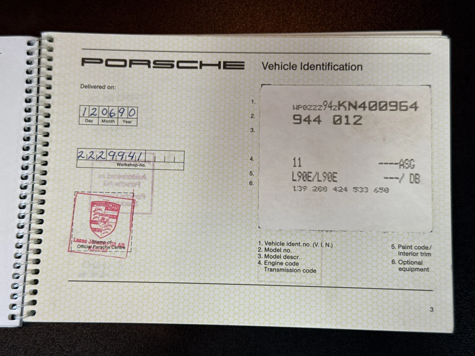 Dokumentation, 1989 Porsche 944 2.7 (25)