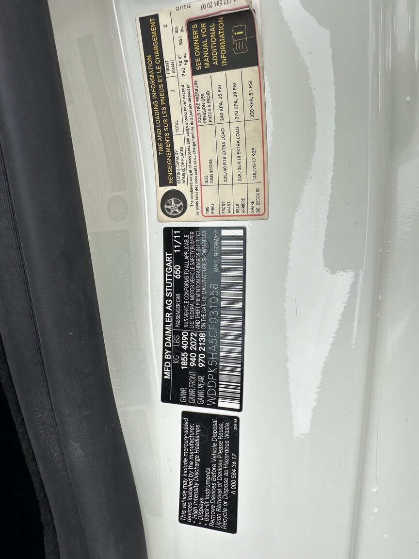 Interior image of 2012 Mercedes-Benz SLK 350