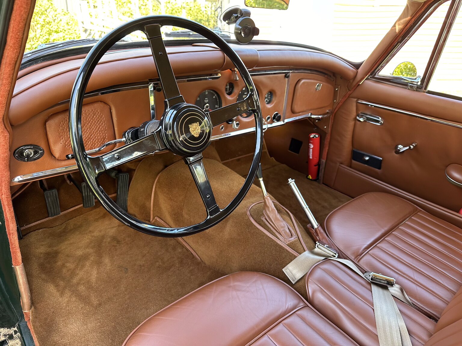 Interior image of 1958 Jaguar XK150