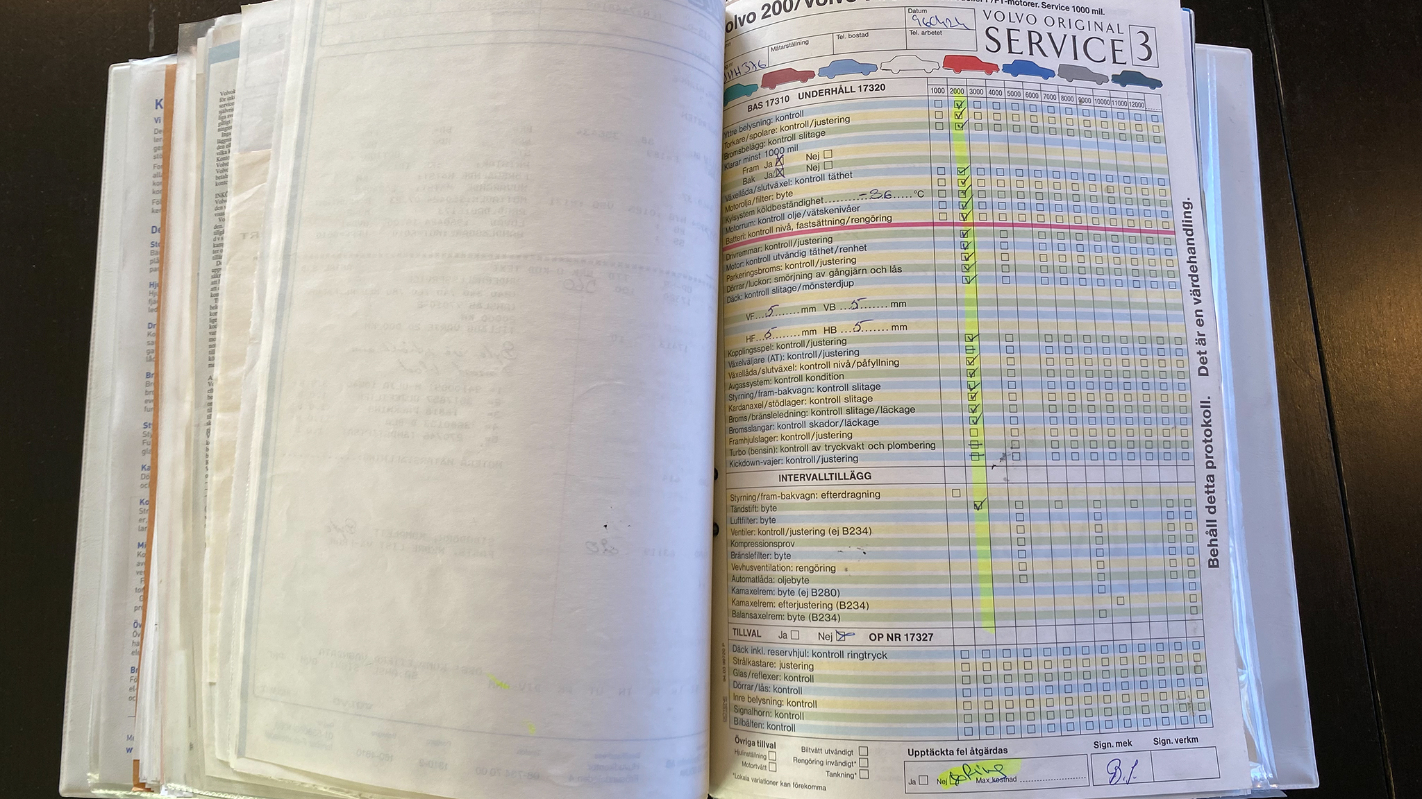 Dokumentation, 1988 Volvo 240 GL