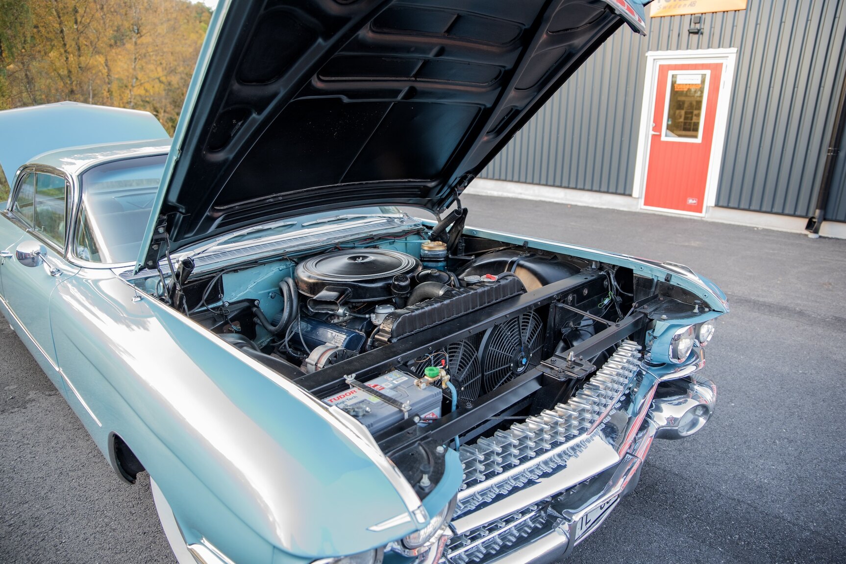 Image of 1959 Cadillac Coupe de Ville mechanics