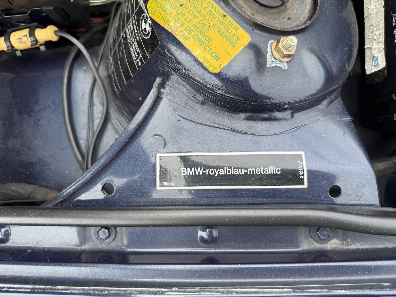 Image of 1987 BMW 325i Convertible mechanics