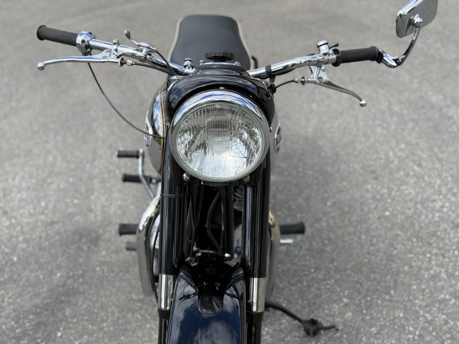 Exterior image of 1956 BSA 650 Golden Flash