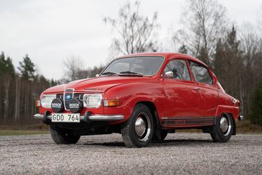 Exteriörbild på 1973 SAAB 96 V4