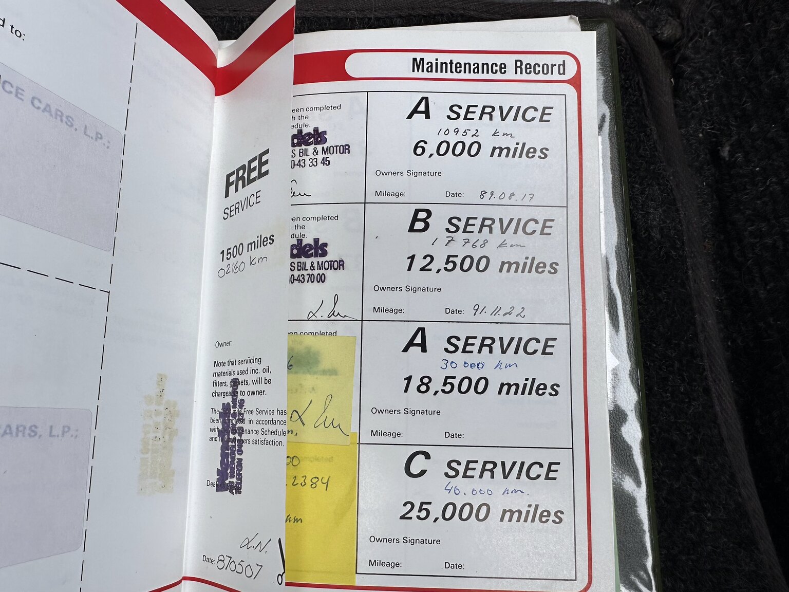 Dokumentation, 1987 Lotus Esprit Turbo HCi (7)