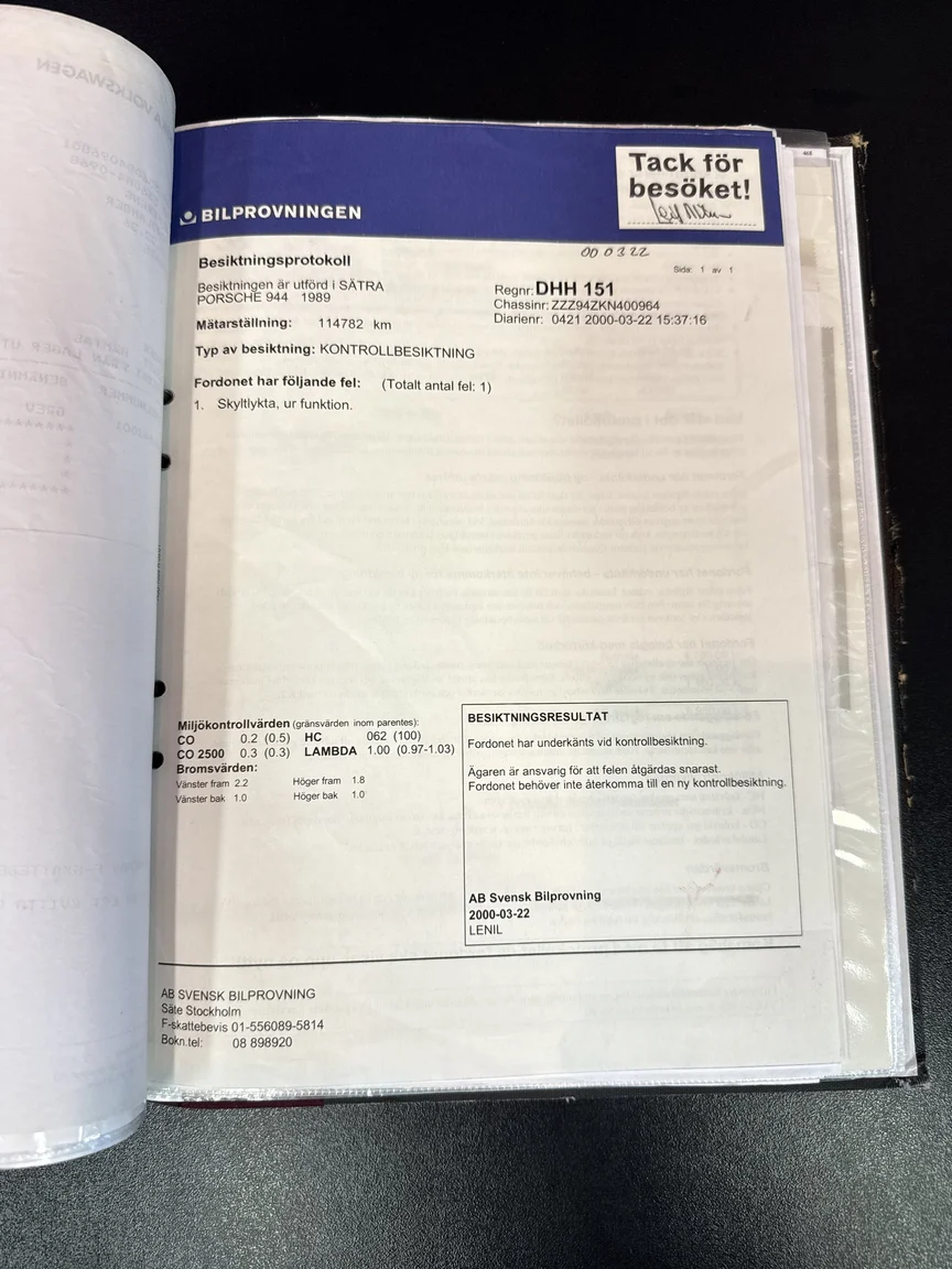 Dokumentation, 1989 Porsche 944 2.7 (15)