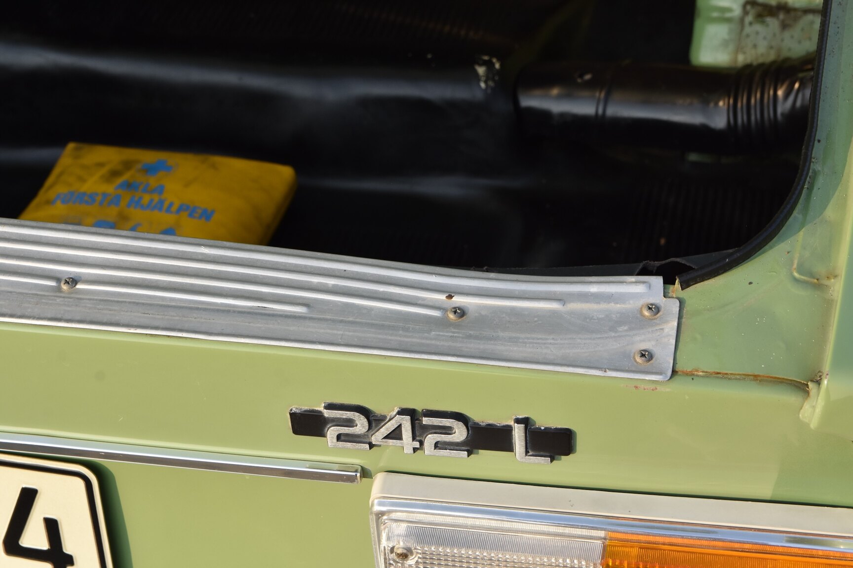Innenraumfoto von 1975 Volvo 242