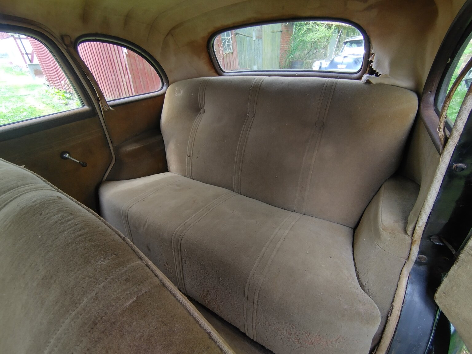 Interiörbild 1939 Chevrolet Master De Luxe Sedan Sport