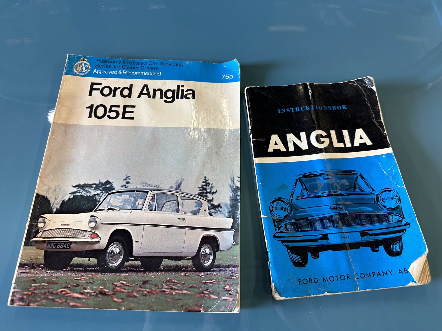 Dokumentation för 1961 Ford Anglia