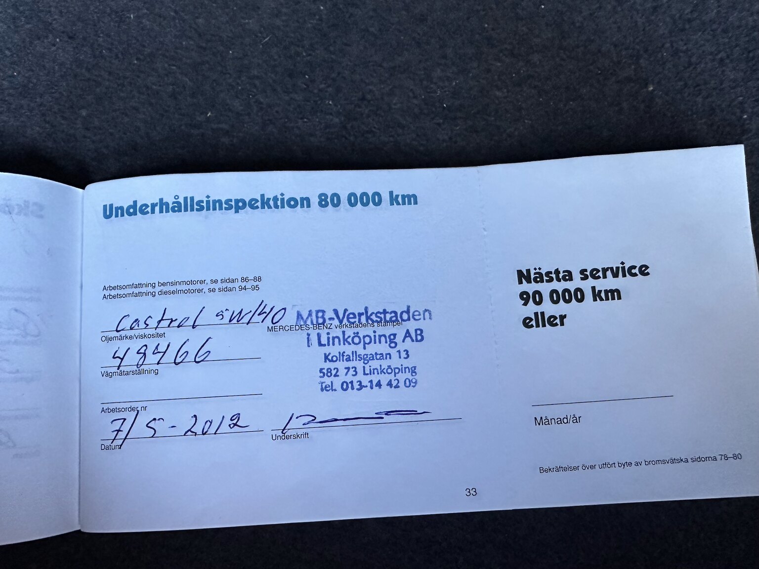 Dokumentation för 1991 Mercedes-Benz 230 E 