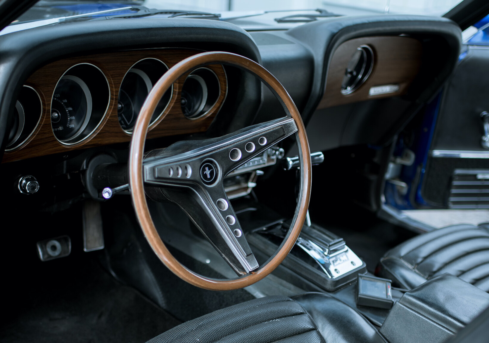 Innenraumfoto von 1969 Ford Mustang Mach 1